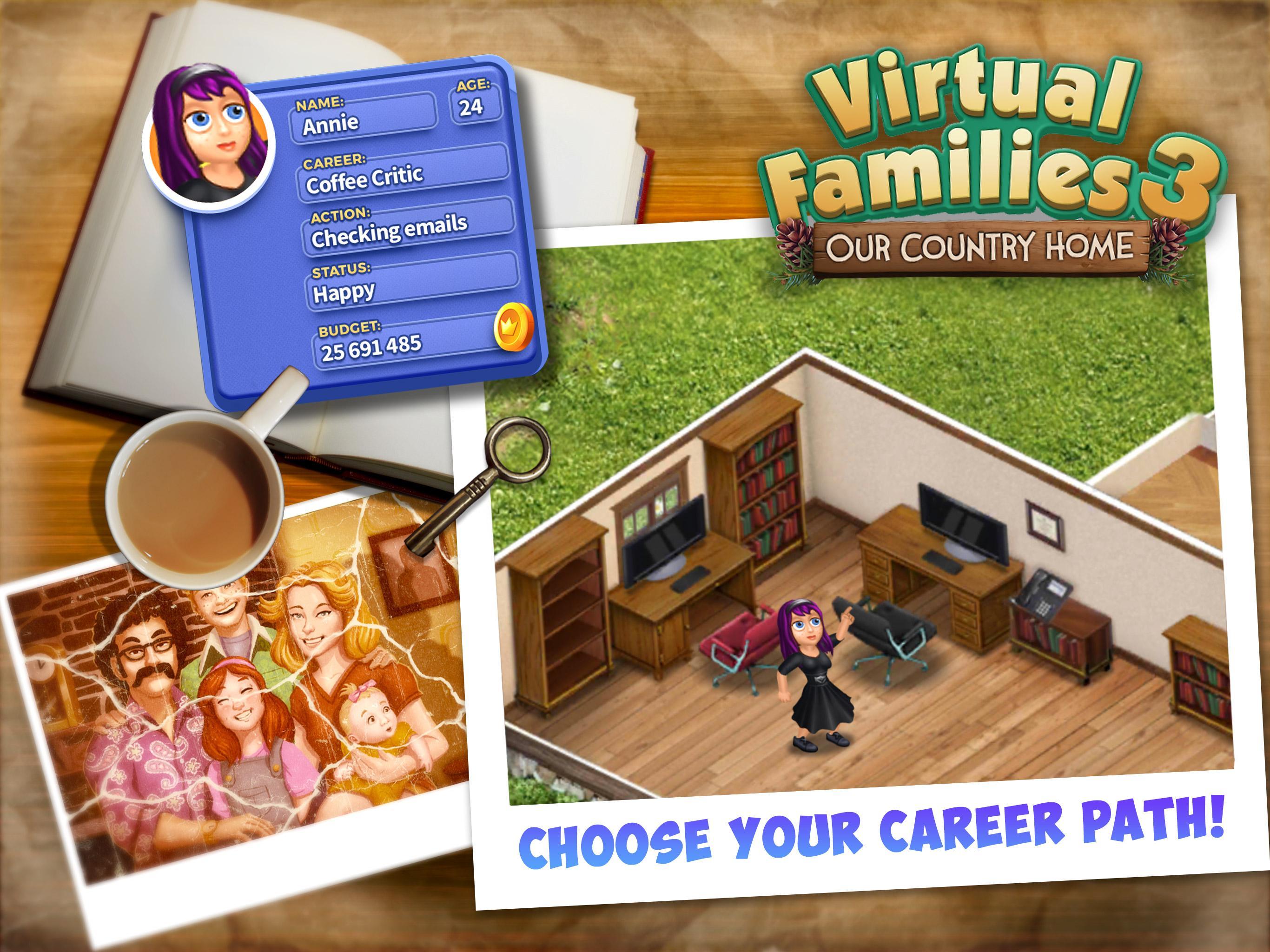 Virtual Families 3 ゲームのスクリーンショット