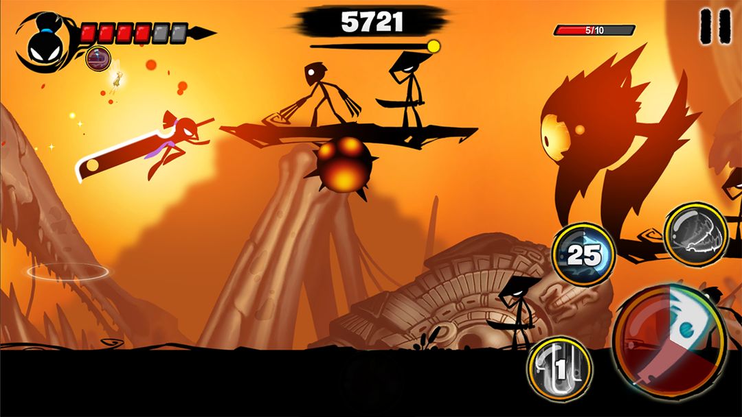 Stickman Revenge 3 - Ninja War screenshot game