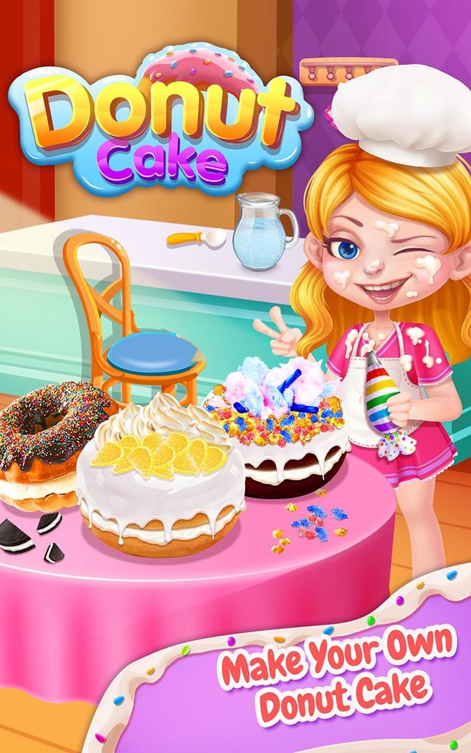 Sweet Donut Cake Maker 게임 스크린 샷