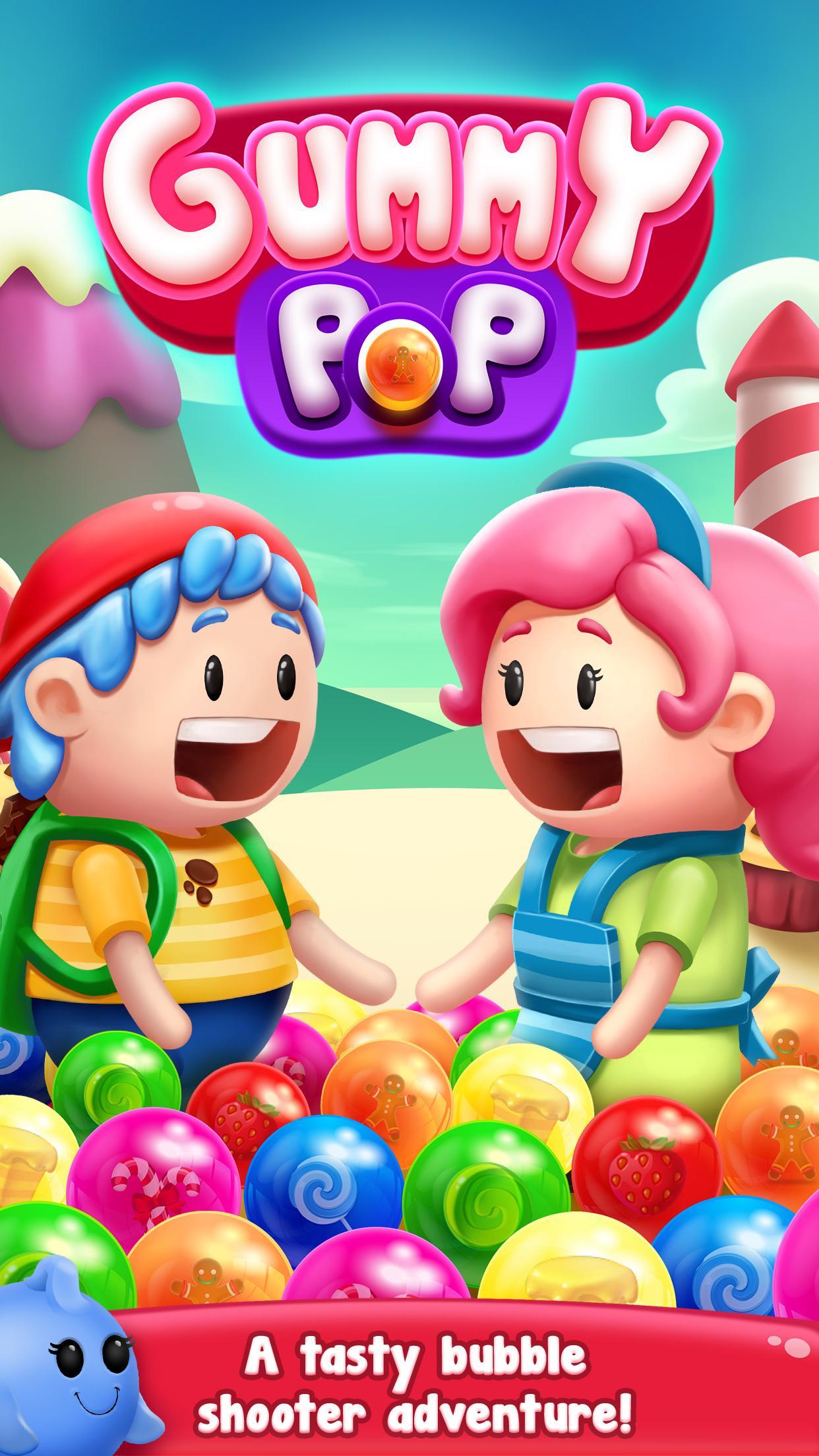 Gummy Pop: Bubble Shooter Game Game Screenshot