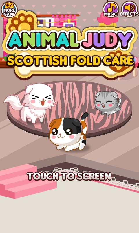 Screenshot 1 of Animal Judy: Chăm sóc ScottishFold 1.250