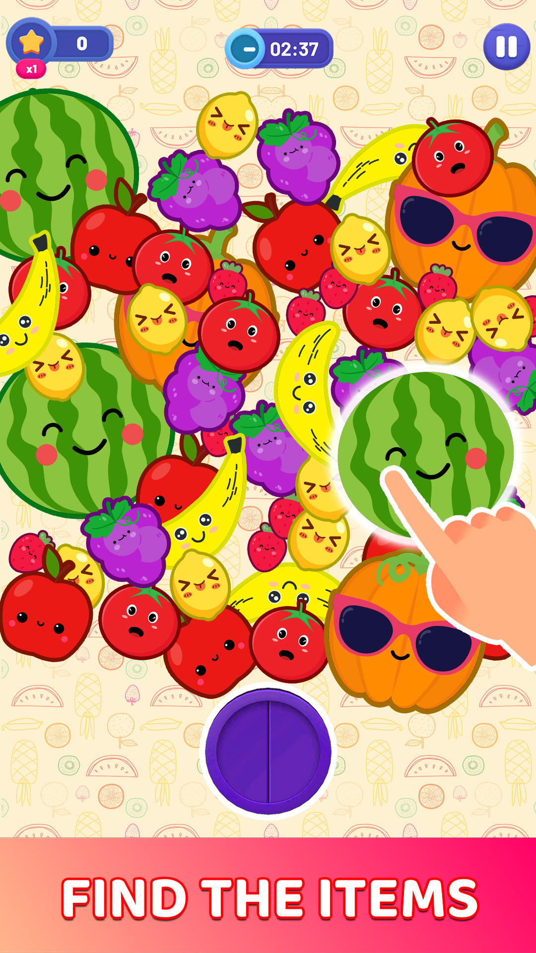 Find It: Watermelon Match 3 Game Screenshot