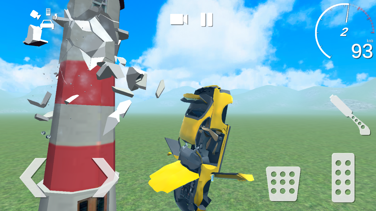 Captura de Tela do Jogo Cars vs Buildings: Car Crash