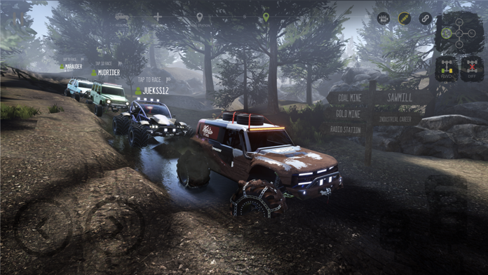 Screenshot 1 of 진흙탕 오프로드 자동차 시뮬레이터 