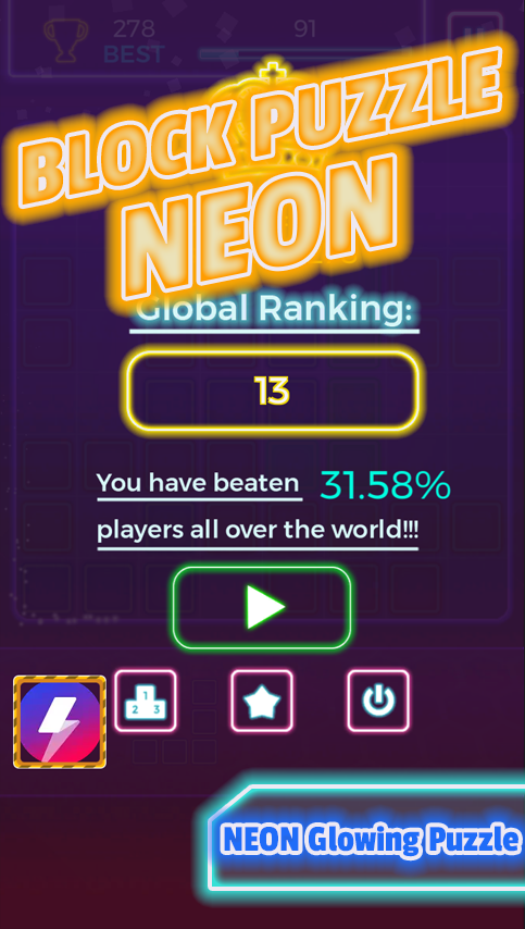Block Puzzle Music : Listen Your Song Life Game Screenshot
