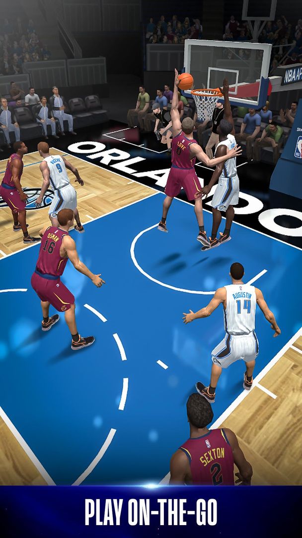 Screenshot of NBA NOW Mobile Basketball Game