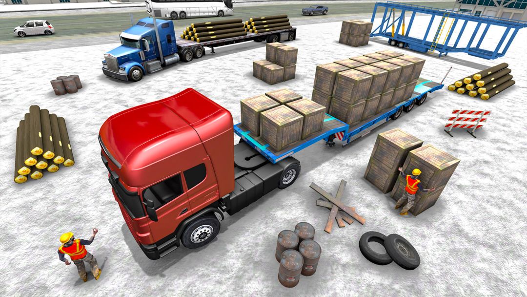 Euro Truck Driving Simulator 게임 스크린 샷
