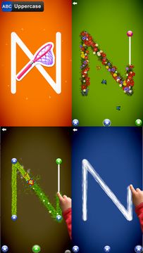Captura de Tela do Jogo LetterSchool - learn write abc