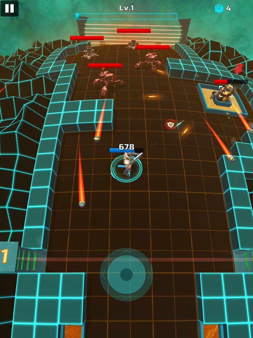 Screenshot of Cyberpunk Neon Soldier 2077