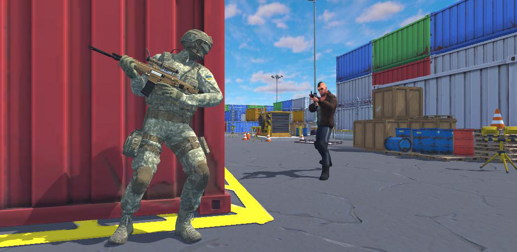 Battlefield fury: Gun shooting Game Screenshot