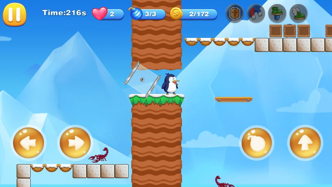 Screenshot of Penguin Run 2