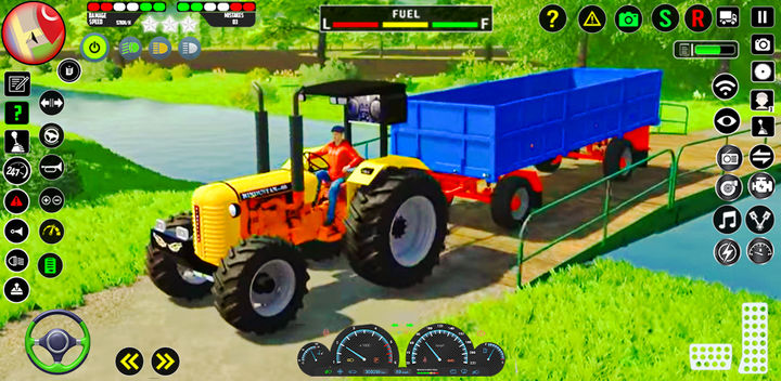 Jogo para fãs de trator. Tratores grandes e pequenos. - Bigest Tractor 