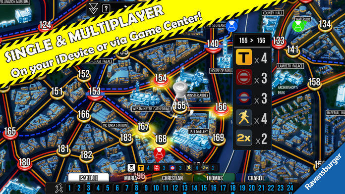 Scotland Yard Game Screenshot