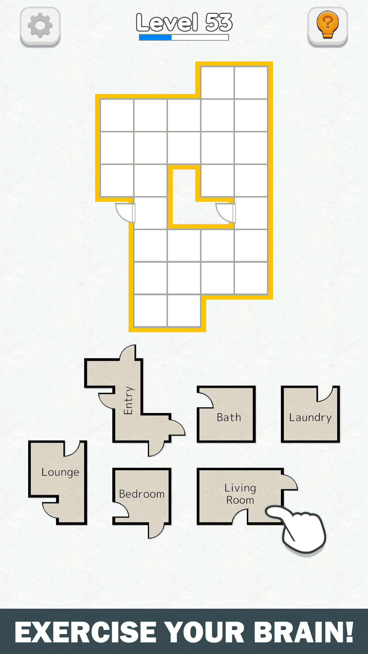 Room Sort - Floor Plan Game Game Screenshot
