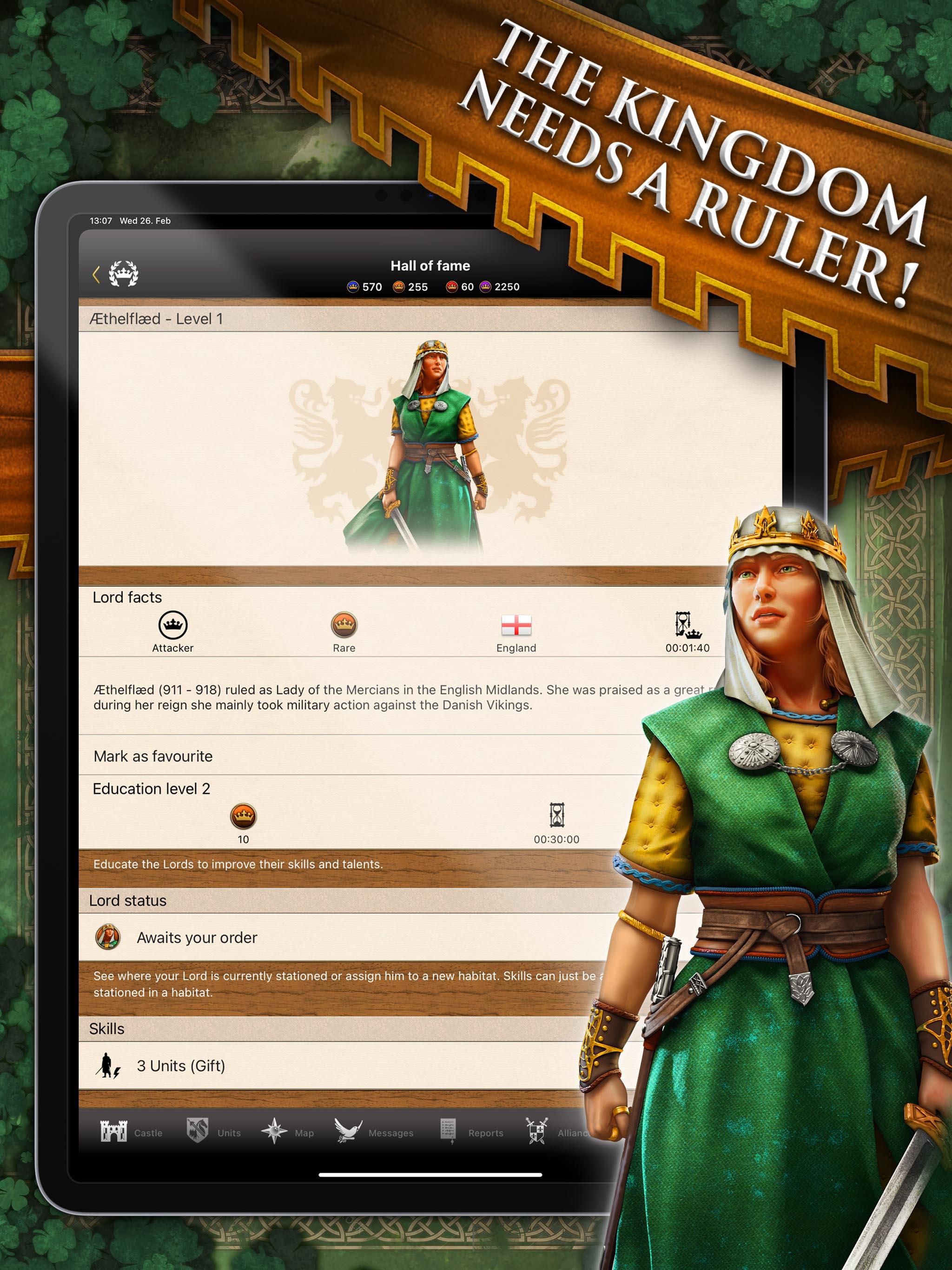 Lords & Knights - Medieval MMO Game Screenshot