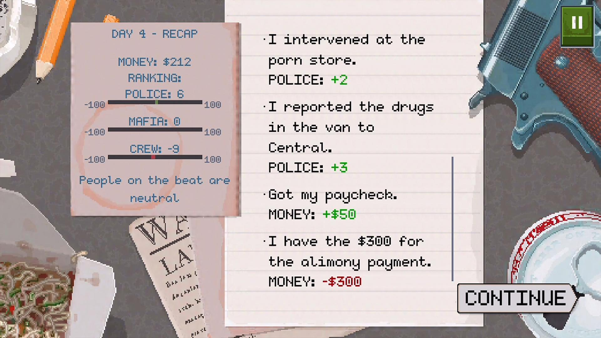 Beat Cop Game Screenshot