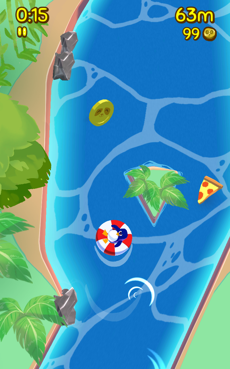 Captura de Tela do Jogo Paddle Panda