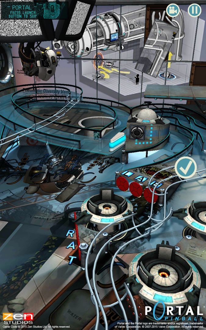 Portal ® Pinball screenshot game