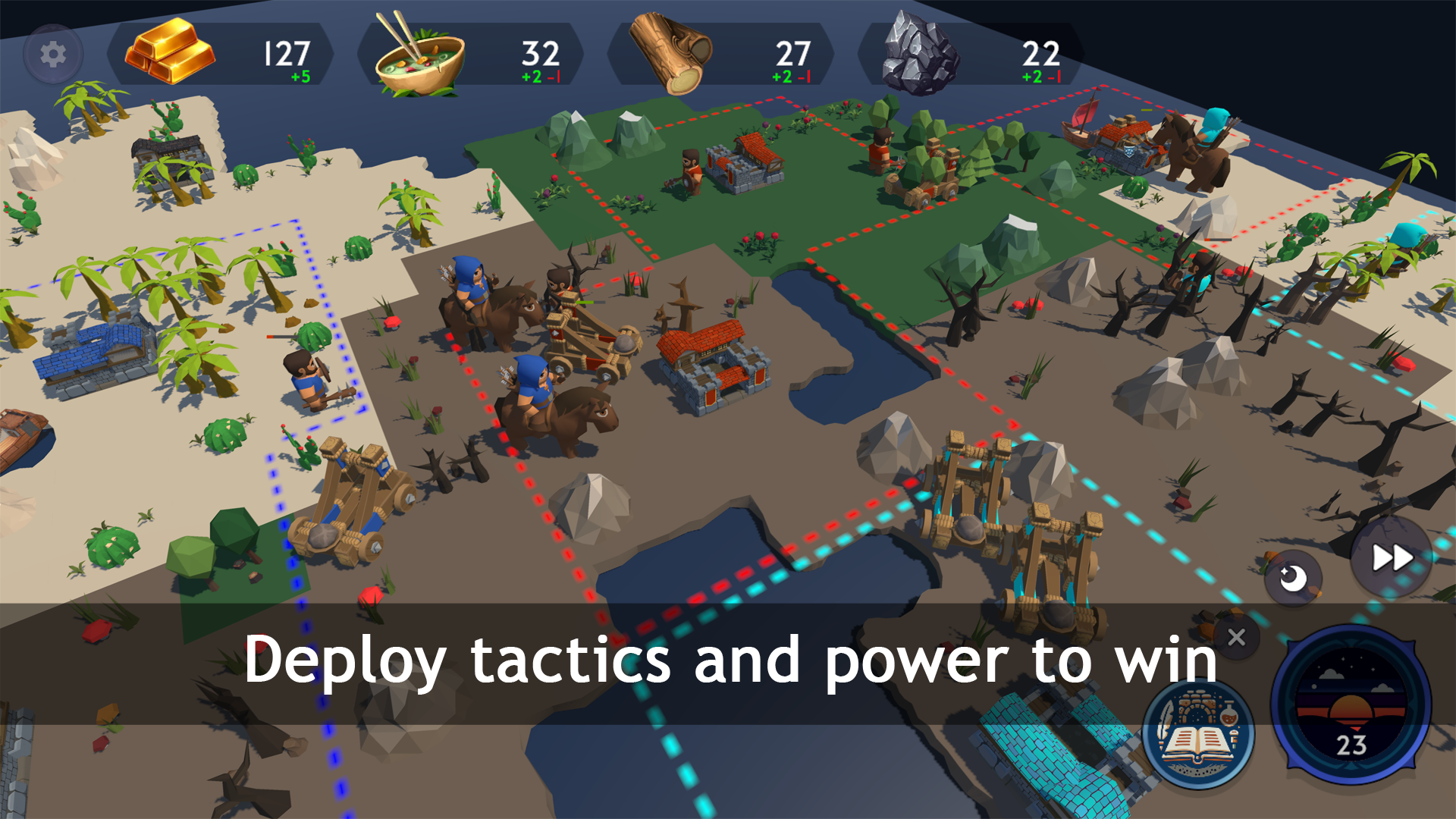 Tribal Forts: Turn-Based 게임 스크린샷