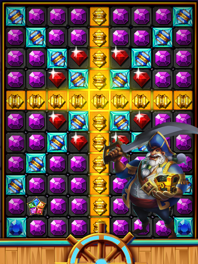 Pirate Match Game Screenshot