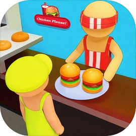 Jogos de hambúrguer jogos de culinária 3D versão móvel andróide