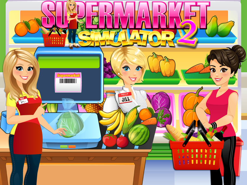 Supermarket Grocery Store Girl Game Screenshot