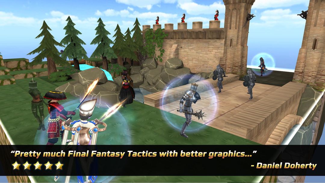 Chrono Clash - Fantasy Tactics ภาพหน้าจอเกม