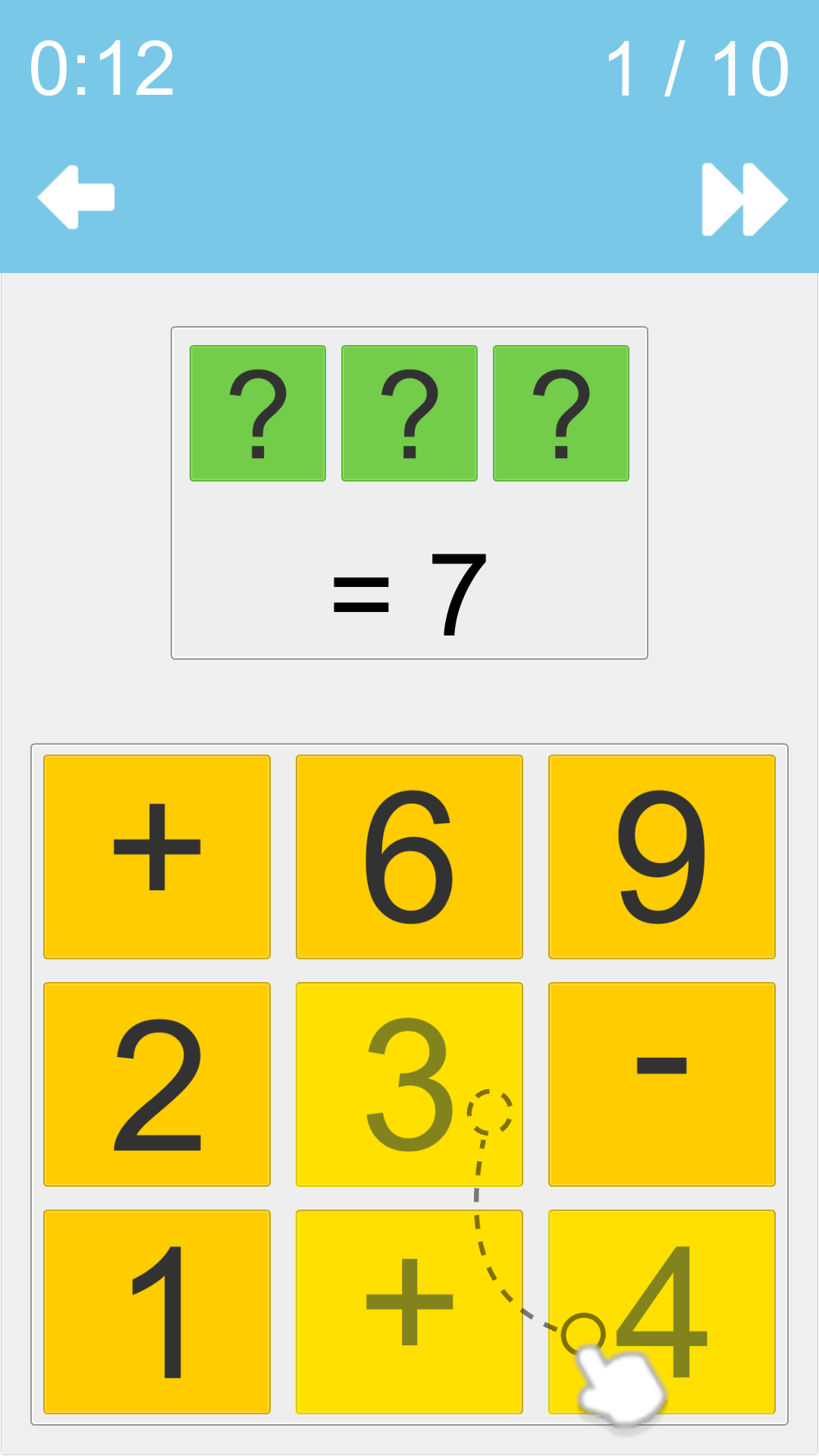 Cuplikan Layar Game Arithmetic Explore