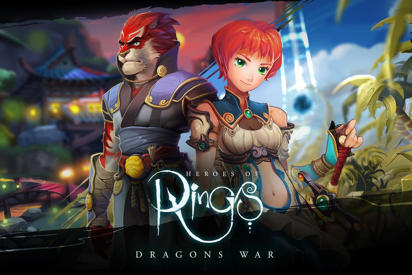 Screenshot 1 of Heroes of Rings: Dragons War - Trò chơi Fantasy Quest 0.50