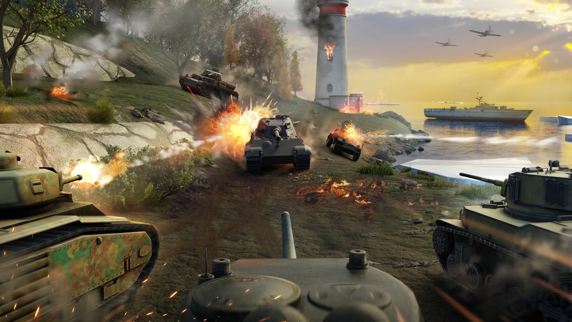 戰爭炮火: 軍事模擬遊戲截圖
