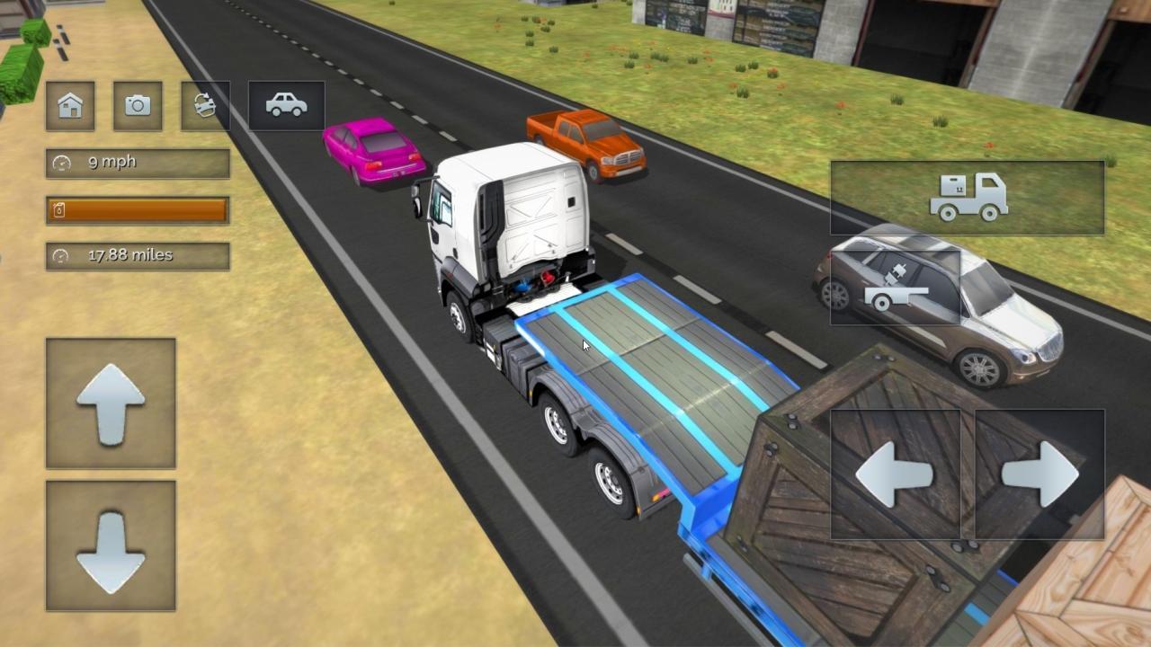 Truck Driver City Simulator Game Screenshot