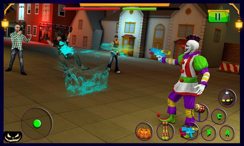 Scary Clown : Halloween Night Game Screenshot