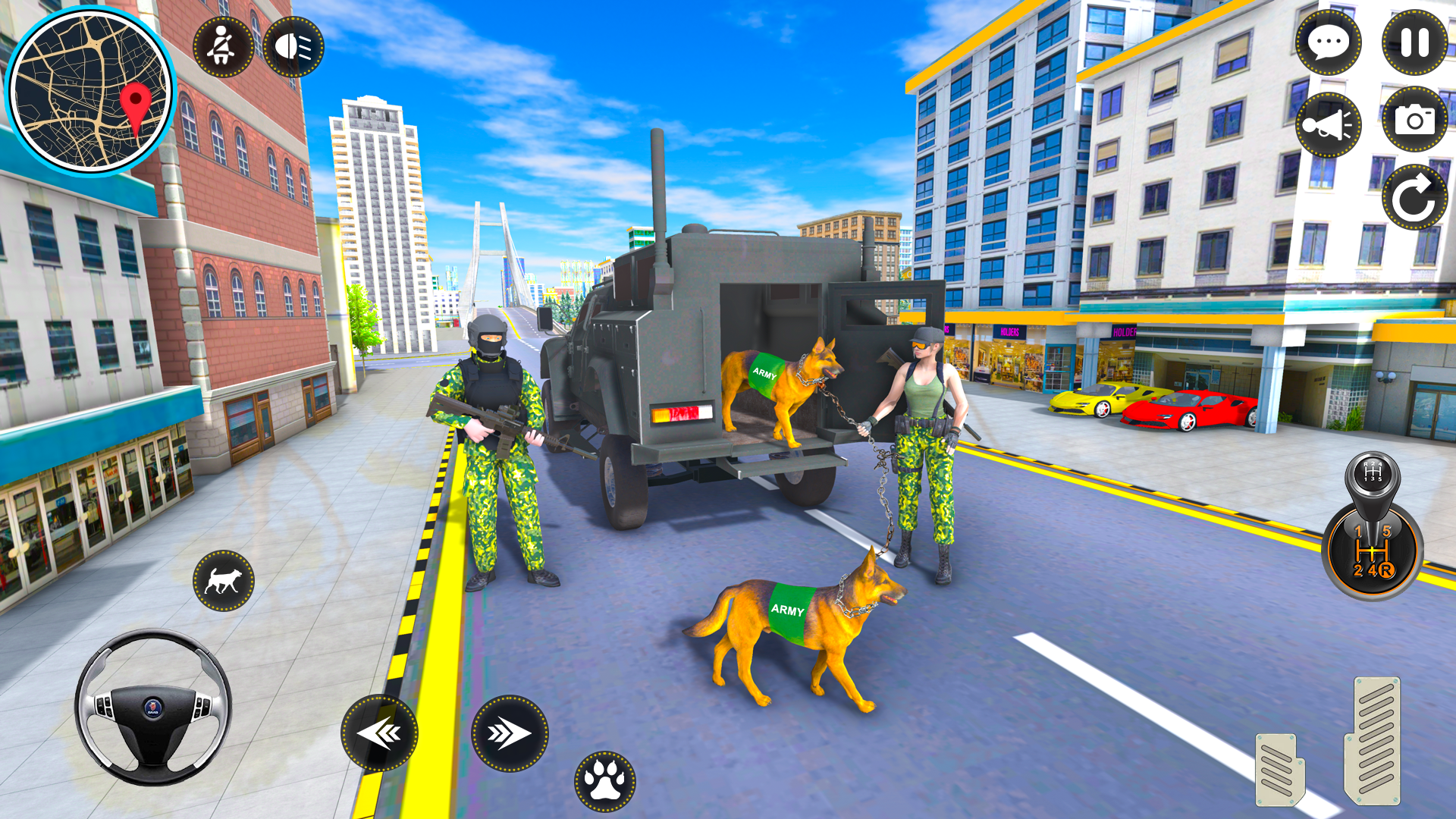 Screenshot of Us Army Vehicle Transport Sim