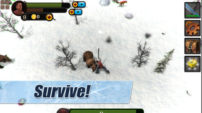 Winter Island CRAFTING GAME 3D Full 게임 스크린 샷