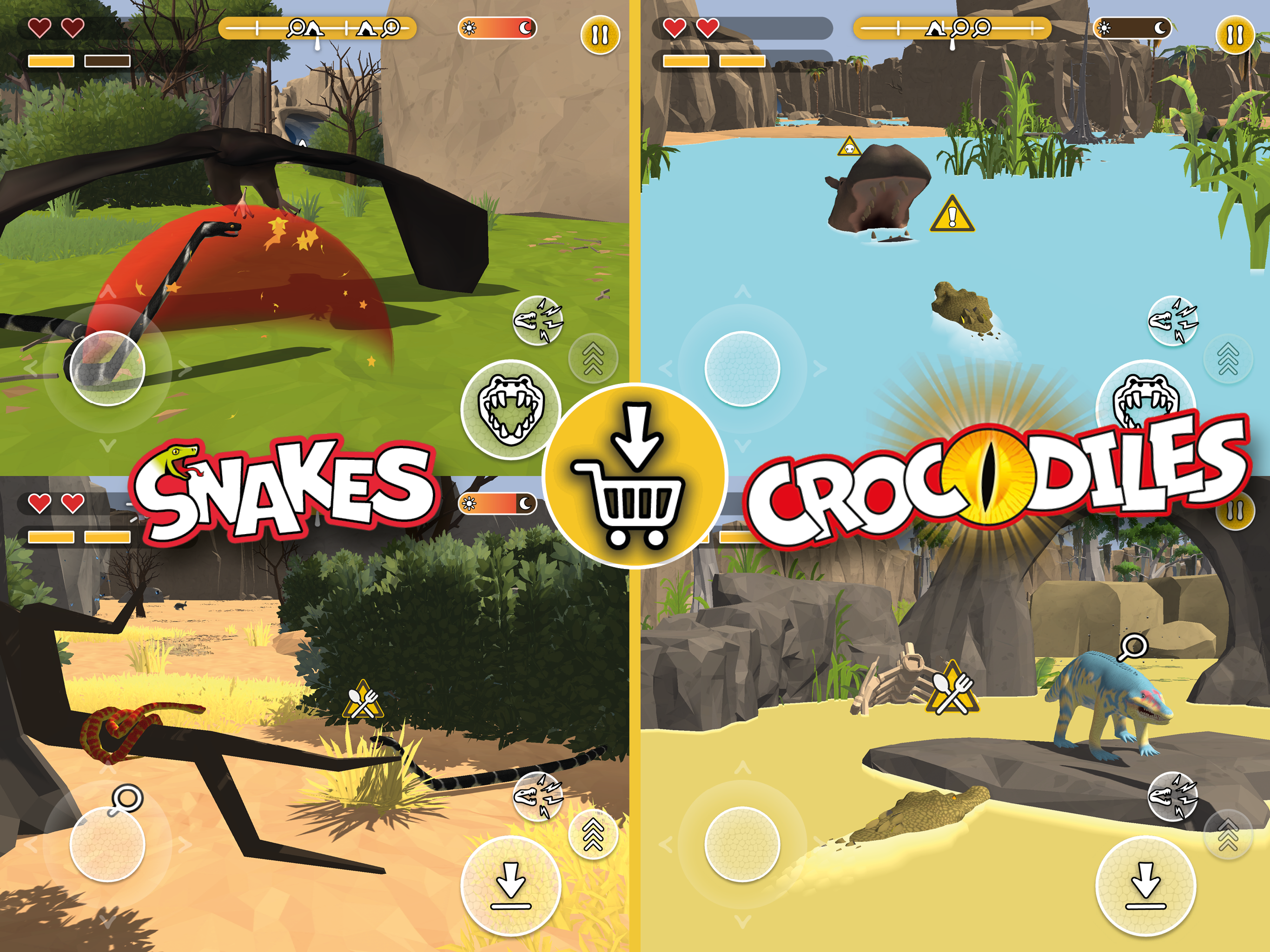 Captura de Tela do Jogo PLANET WOW Wildlife Adventure