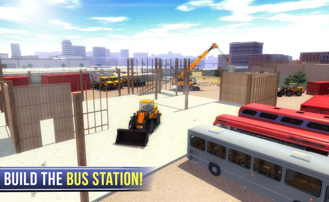 City builder 2016 Bus Station ภาพหน้าจอเกม