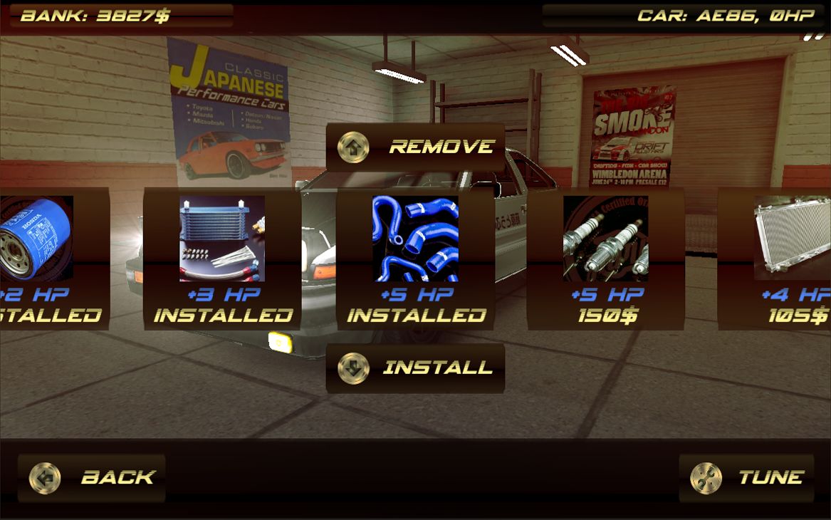 Screenshot of SNR Street Drift Racing