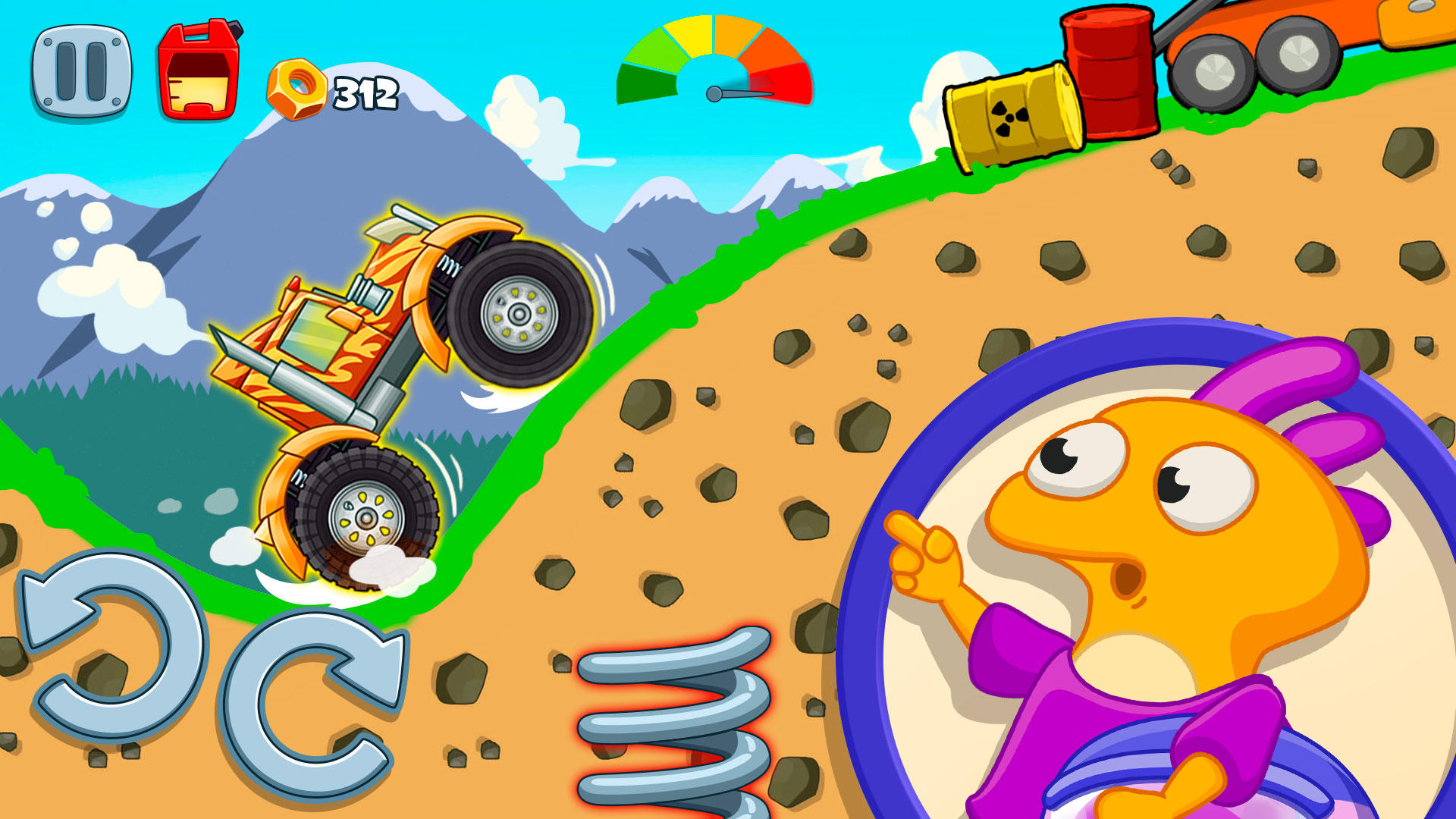 MonMon & Ziz: Kids Car Racing ภาพหน้าจอเกม