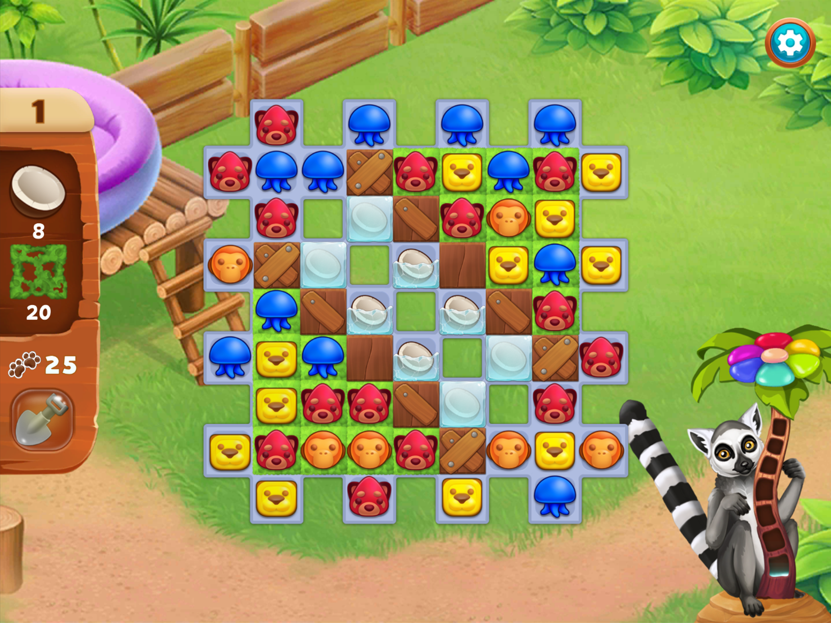 Zoo Island: Exotic Garden Game Screenshot