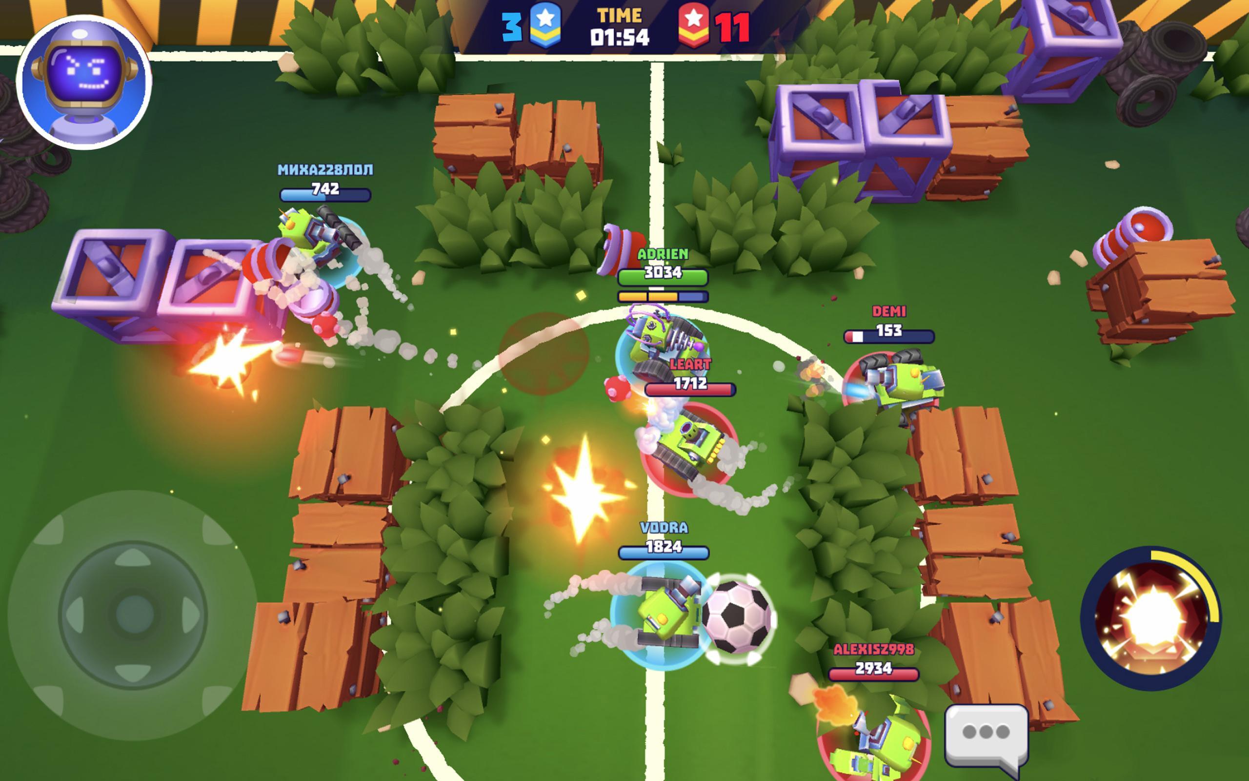 Tanks a Lot - 3v3 Battle Arena Game Screenshot