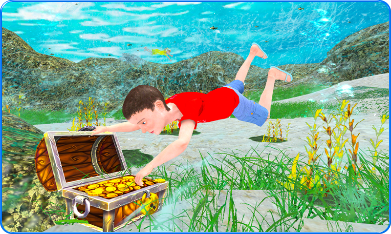 Kids Swimming Adventure : Impossible Treasure Hunt ภาพหน้าจอเกม