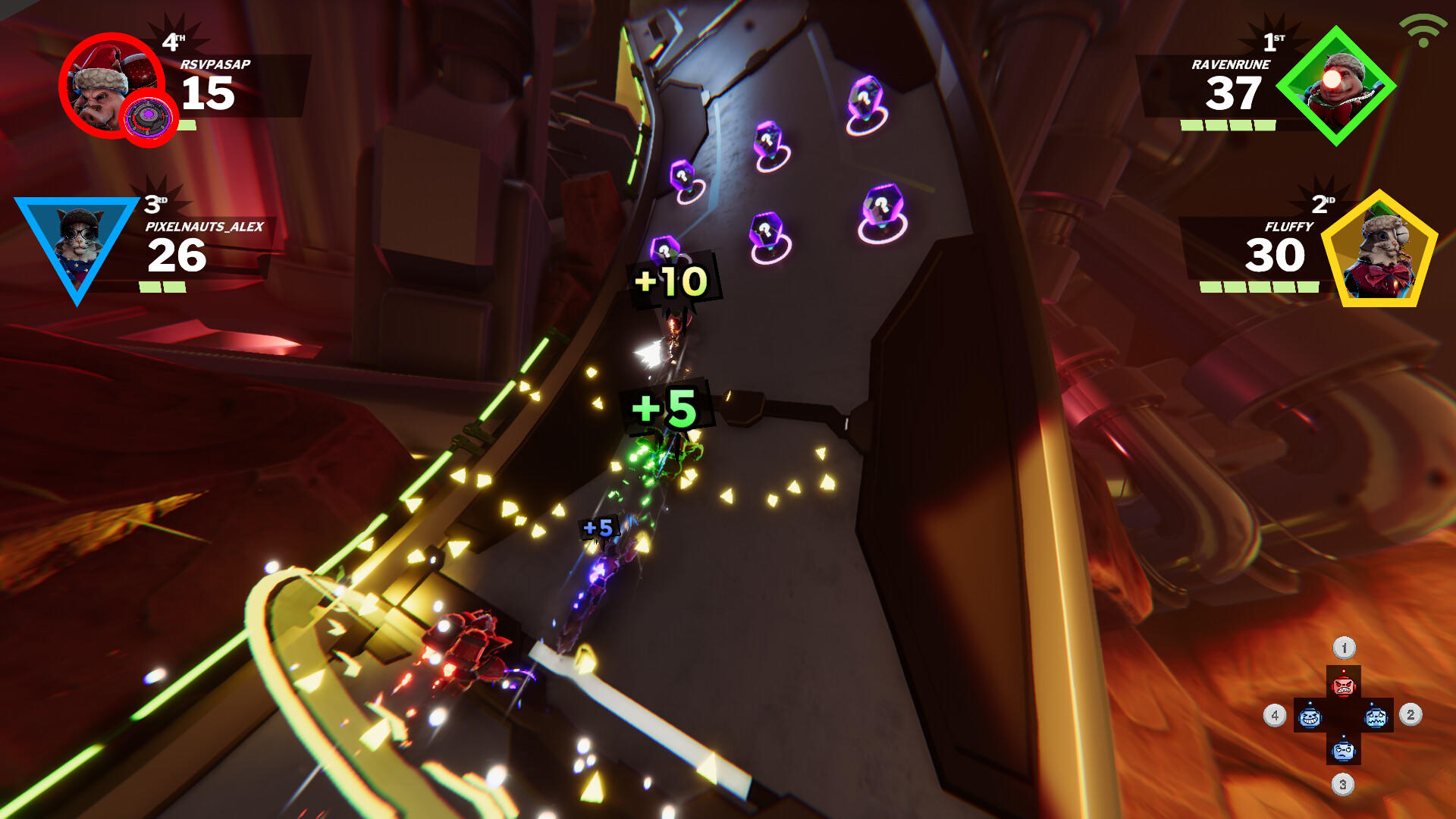 Rocket Rumble Game Screenshot