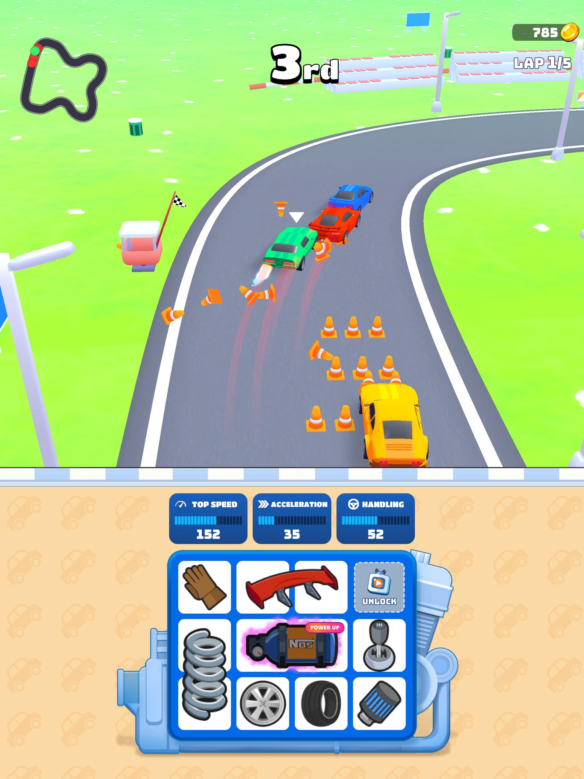 Turbo Tactics - Merge & Race Game Screenshot