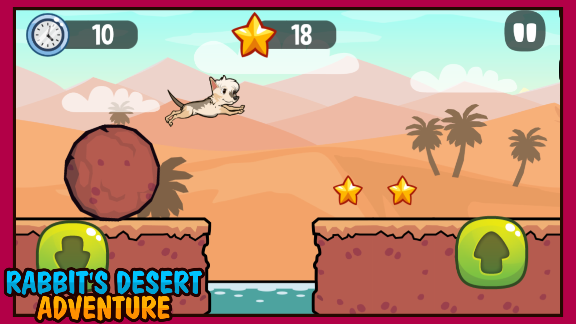 Rabbit's Desert Adventure Game Screenshot