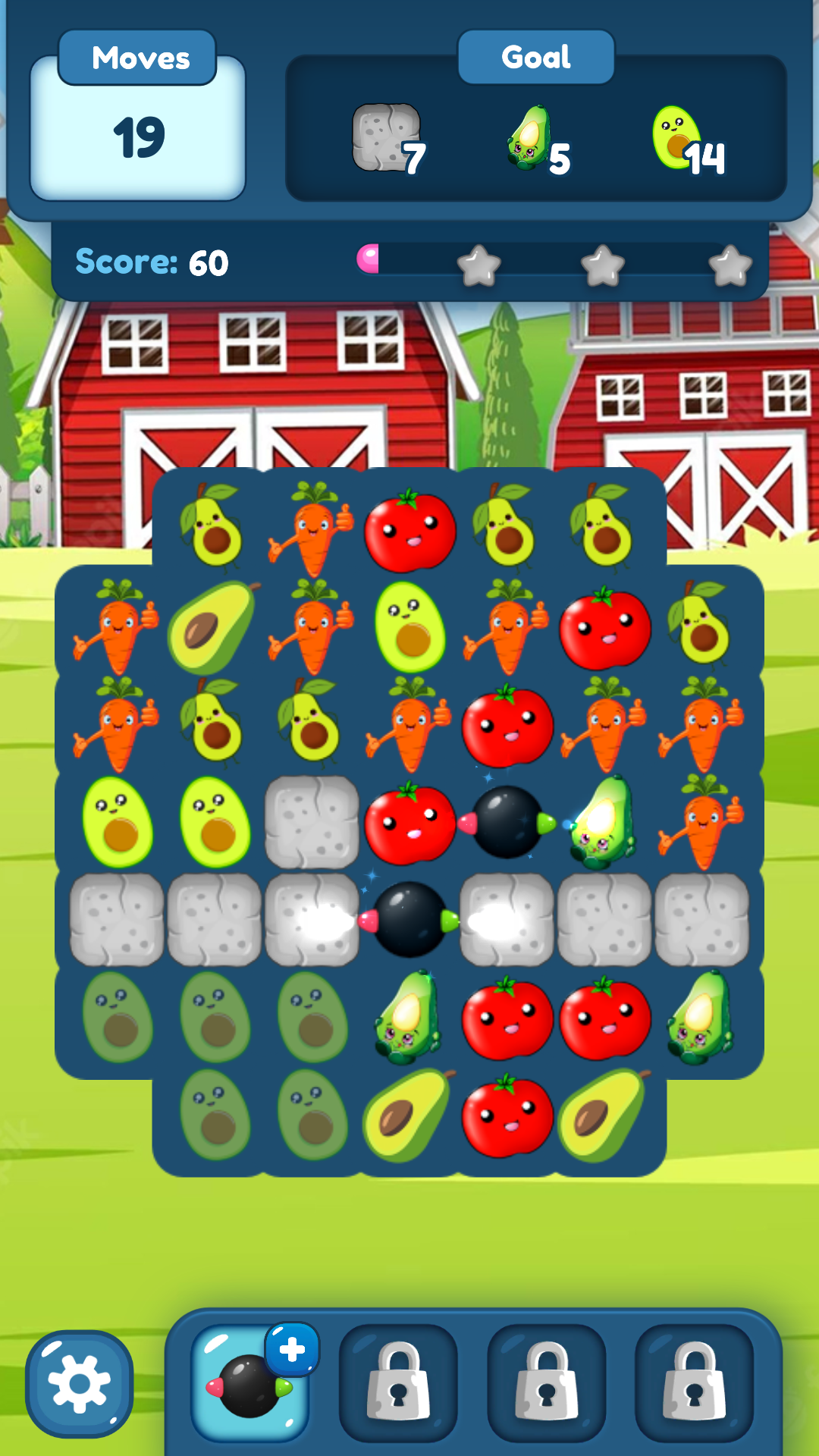 Avocado Crush Match Candy Pop Game Screenshot