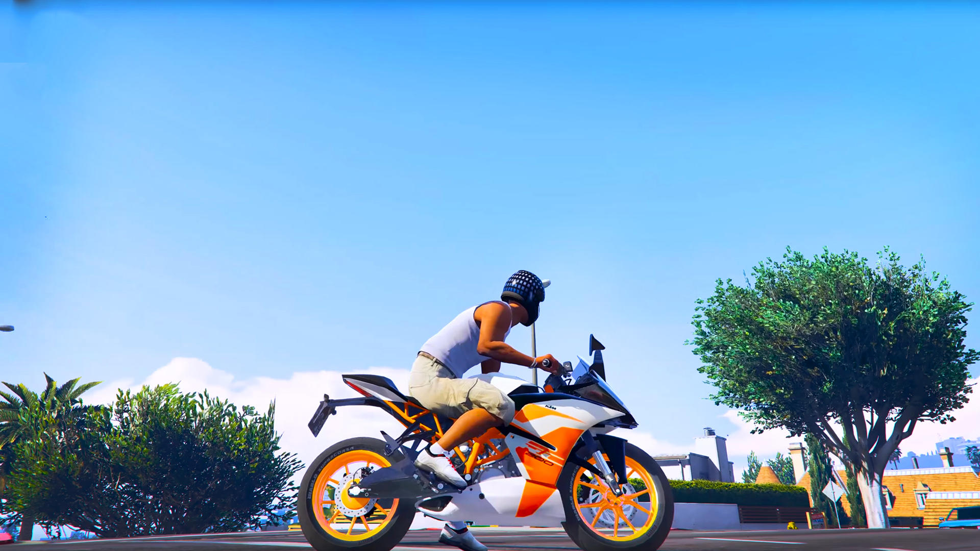 Captura de Tela do Jogo Ktm Bike Indian Bike Race Game