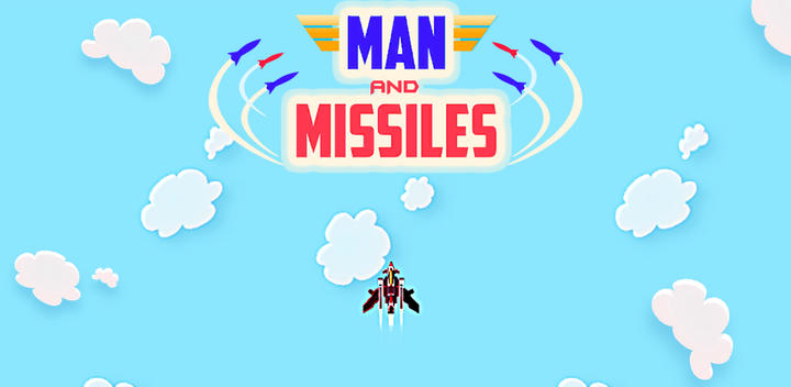 Banner of man and missile 2