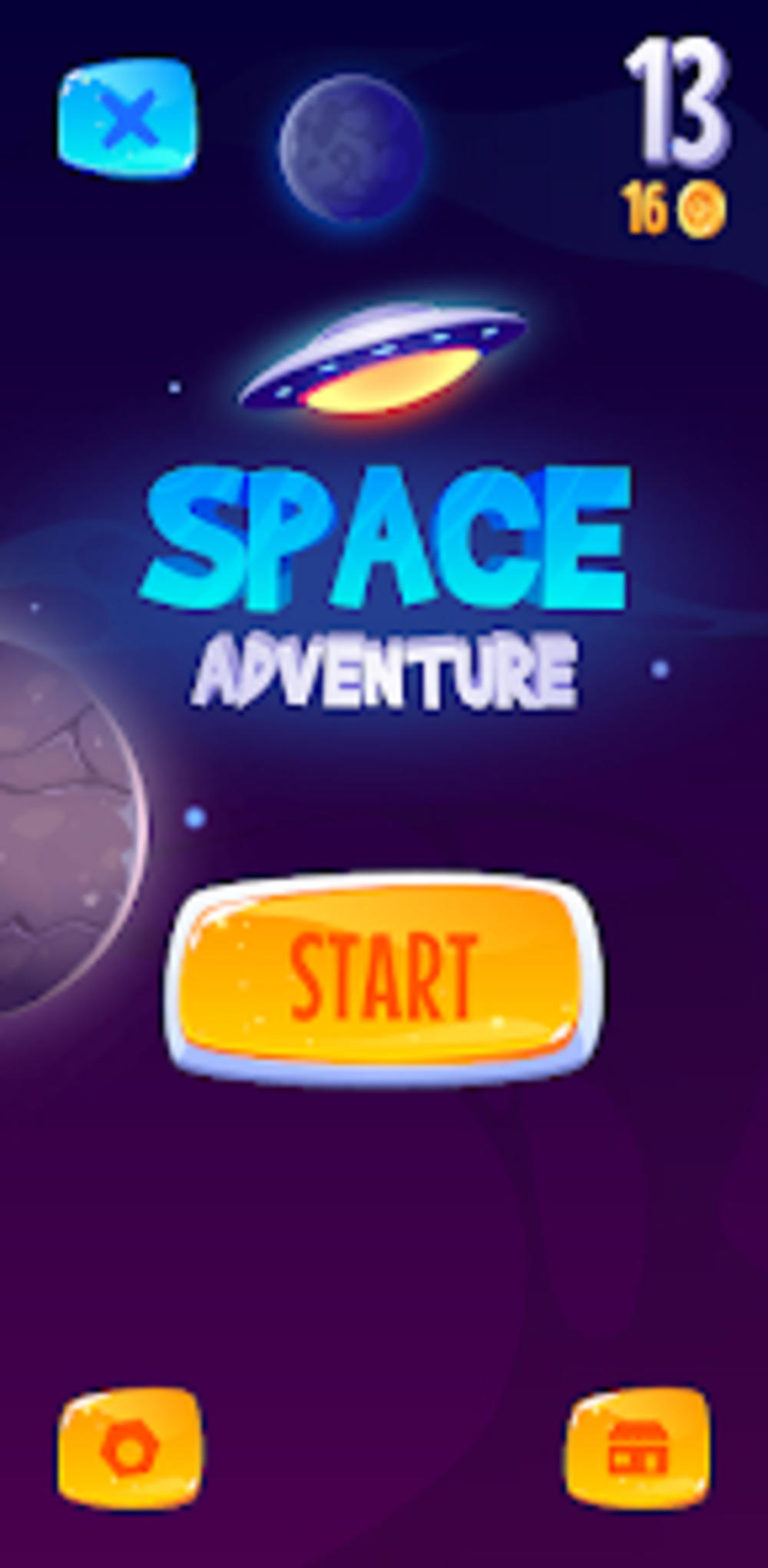 Adventure in Space Game Screenshot