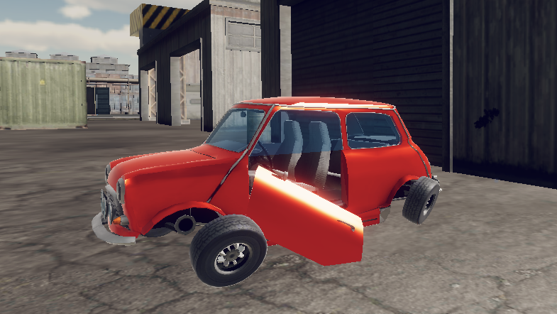 Car Crash Simulator Industrial Game Screenshot