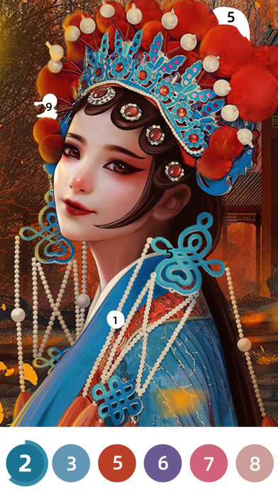 花花填色：数字涂色游戏 게임 스크린샷